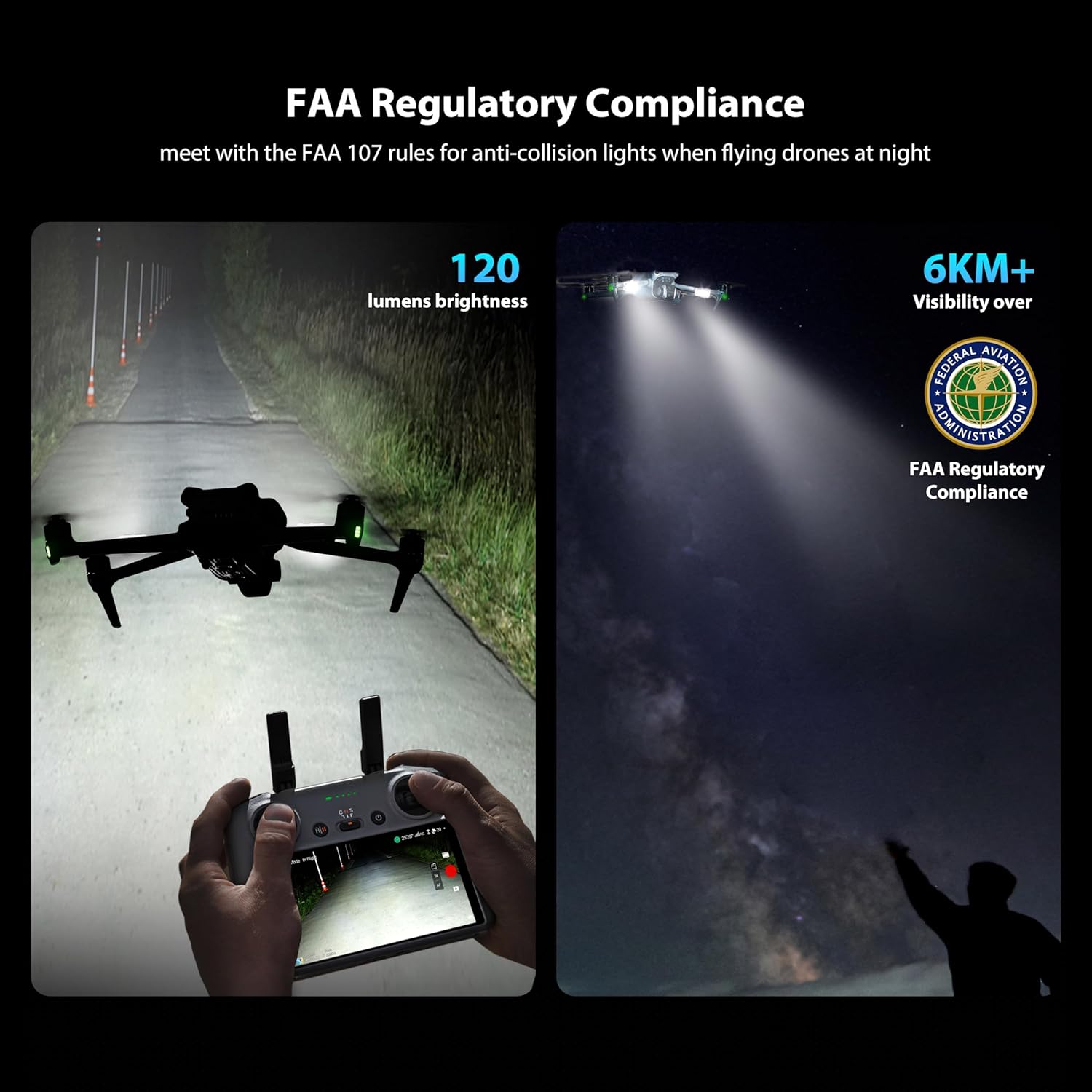STARTRC Drone luz estroboscópi - Drone Beacon Light reseña y precio