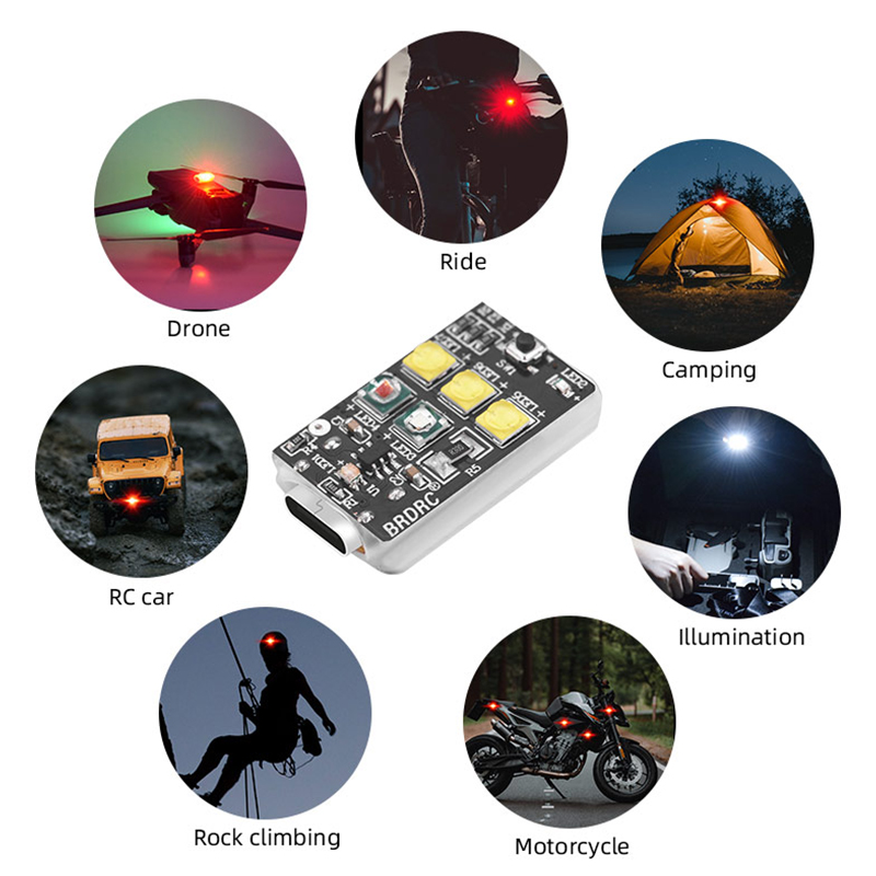Mini luz estroboscópica para D - Drone Beacon Light reseña y precio